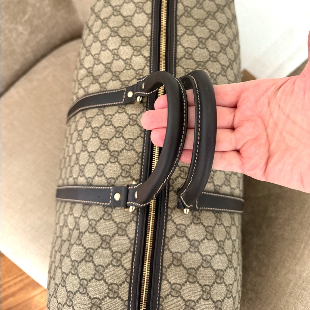 Authentic Gucci GG Supreme Canvas Duffel Bag Boston bag unisex - Picture 16 of 16